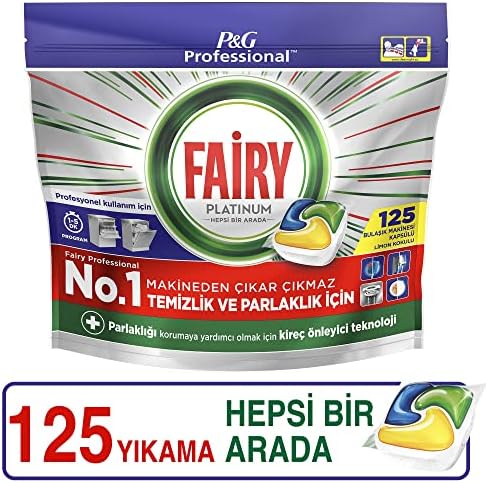 Alternative view of Proffesional Platinum Limon Kokulu Bulaşık Makinesi Deterjanı Kapsül 125 Yıkama
