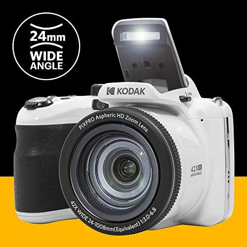 Alternative view of KODAK PIXPRO Astro Zoom AZ425 Dijital Fotoğraf Makinesi -20MP, 42x Optik Zoom, 3 inç LCD Ekran, 1080P Full HD Video, 24mm Geniş Açı (Beyaz)