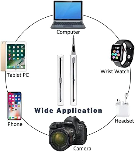 Alternative view of Bluetooth Kulaklık Temizleme Kalemi, Çok Işlevli Pro Uyumlu Temizleyici Kit, Kablosuz Kulaklıklar Için Yumuşak Fırçalı, Kulaklık Kutusu Temizleme