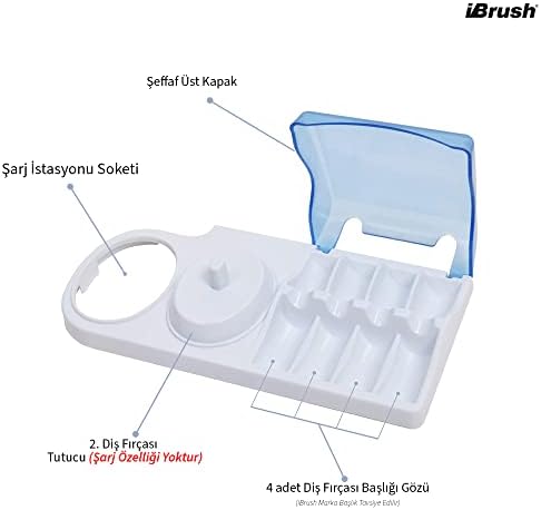 iBrush Şarjlı Diş Fırçası Standı Şarjlı Fırçaları ile Uyumlu Makine ve Başlık Tutucu Stand Şarjlı Diş Fırçaları için Dekoratif Stand
