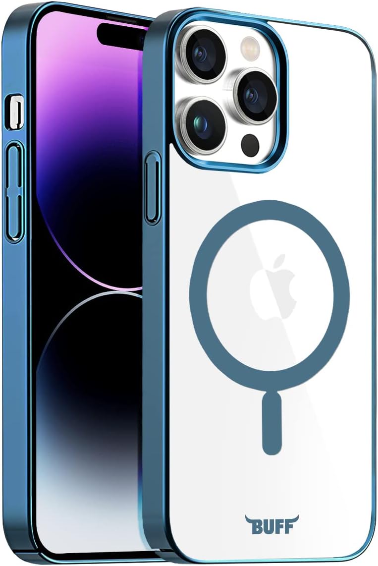 Alternative view of LABS 14 Pro Max MagSafe Uyumlu Slim Fit Kılıf Kablosuz Şarj Destekleyen Sararmaya Karşı Korumalı Kapak (Açık Mavi)