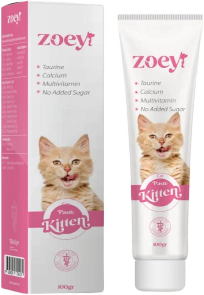 Zoey Kitten Multivitamin Paste, Yavru Kediler İçin Multivitamin Macunu 100 gr