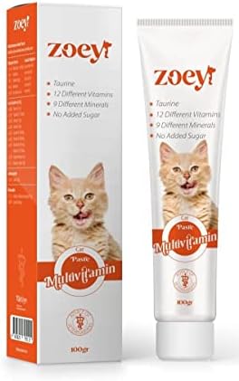 Zoey Multivitamin Paste, Yetişkin Kediler İçin Multivitamin Macunu 100 gr