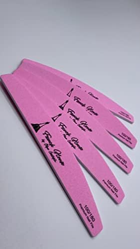 5 Adet Protez Tırnak Törpüsü 100/180 Yıkanabilir, Kağıt törpü, Nail File, Nail Art