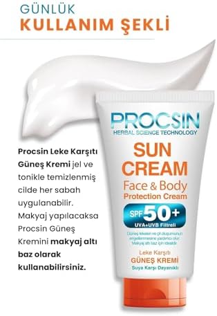 PROCSIN Güneş Kremi Face SPF 50+ 50 ML Mini Boy