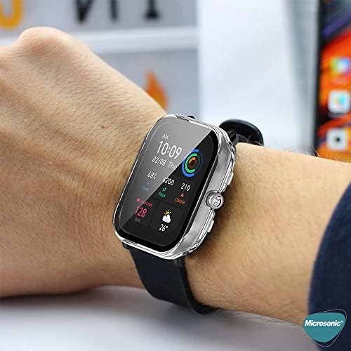 GTS 4 Mini için Kılıf Clear Premium Slim WatchBand Şeffaf [GTS 4 Mini ile Uyumlu Kılıf - Şeffaf]