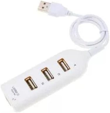 4 Port USB Çoğaltıcı Çoklayıcı Hub USB 2.0 Çoklama PC Laptop - Beyaz