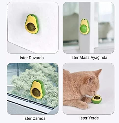 Alternative view of Kedi Nanesi Kedi Otu Topu Kedi Oyuncağı Yapışkanlı Catnip