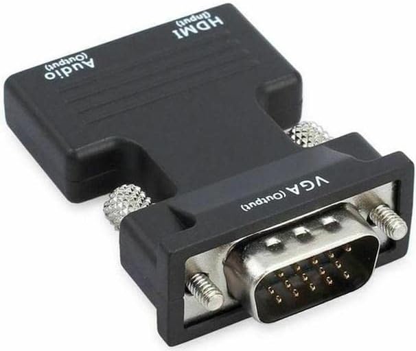 Ses Destekli Hdmi To Vga Monitör Çevirici Dönüştürücü Adaptör