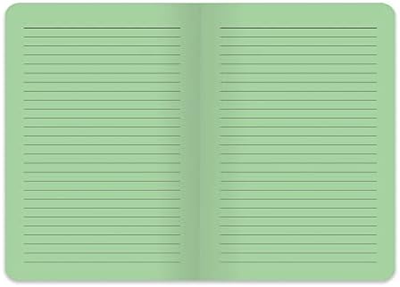 Alternative view of A5 80 Yaprak Renkli Sayfa Çizgili Defter, Yeşil