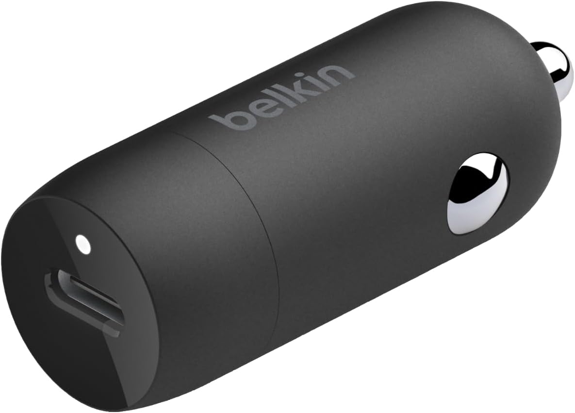 Alternative view of BoostCharge 30W Hızlı Araç Şarj Cihazı, USB-C Güç Dağıtım Portlu Kompakt Tasarım, 16, 15, Galaxy S23,, vb. için Evrensel Uyumluluğa Sahip USB Araç Şarj Cihazı - Siyah