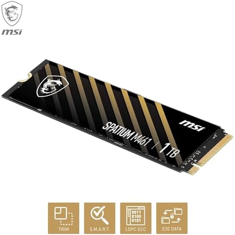 Alternative view of SPATIUM M461 PCIe 4.0 NVMe M.2 1TB SSD