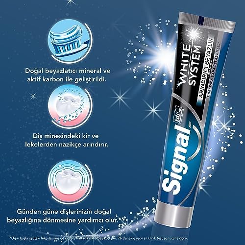 Alternative view of Signal Diş Macunu Arındırıcı Beyazlık Aktif Karbon 75 ml