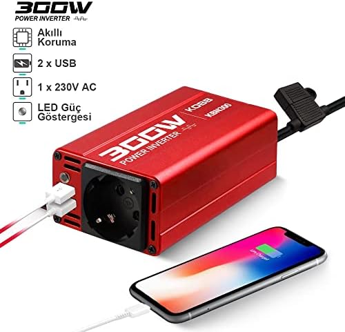 KBN300 12V/220V 300Watt Modifiye Sinüs Dönüştürücü İnvertör