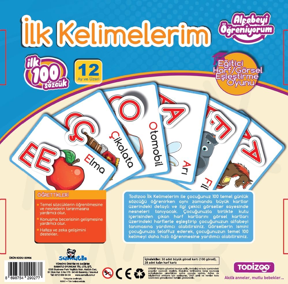 Ilk Kelimelerim Kutu Oyunu