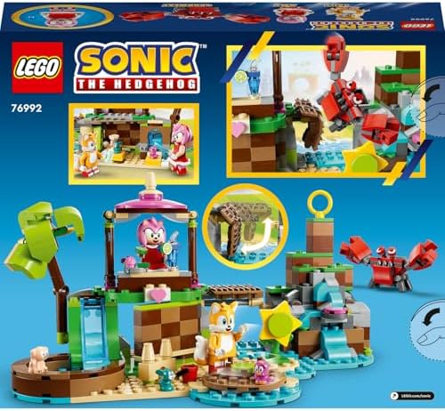 Alternative view of Sonic the Hedgehog Amy’nin Hayvan Kurtarma Adası 76992 – 7 Yaş ve Üzeri Çocuklar için Eğlenceli Sunan Yaratıcı Oyuncak Yapım Seti, Doğum Günü Hediyesi (388 Parça)