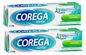 Corega Süper Protez Yapıştırıcı Krem Naneli 40gr x 2 adet