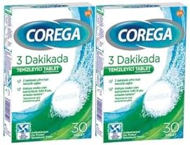 Corega Cleanser Bio Protez Temizleme Tableti 30'lu X 2 Adet
