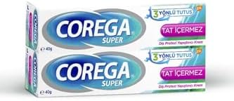 Corega Tat İçermez Yapıştırıcı Krem 40G x 2 Adet