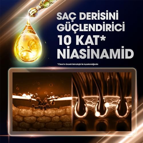 Alternative view of Clear Kil Terapisi Arınmış ve Yumuşak Saçlar Kepeğe Karşı Etkili Şampuan 350 ml