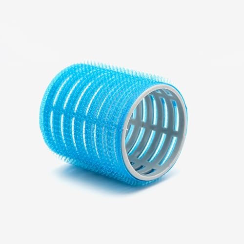 Croc 1214 Boy Bigudi 6Lı + Saç Pensi 10lu (Cırtlı - Yapışkanlı Bigudi) Mavi