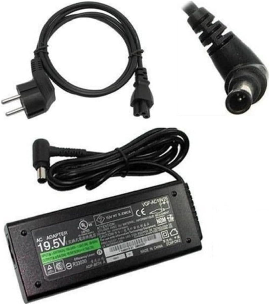 Alternative view of Lg Ads40fsg-19 - Ads 40 Fsg 19 Uyumlu 19.5 Volt 19.5v Iğne Uçlu Monütör Monitör Adaptörü Sny (SİYAH)