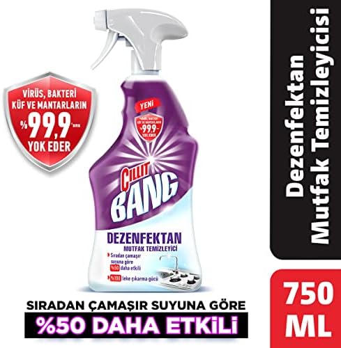 Cillit Bang Banyo ve Mutfak Temizleyici Dezenfektan Sprey Set