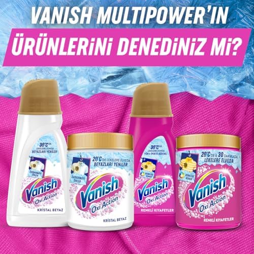 Vanish Kosla Multipower Renkliler ve Beyazlar için Leke Çıkarıcı ve Çamaşır Deterjanı Güçlendirici Set (2 x 2000 ml)