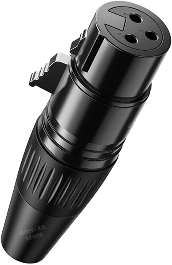 3 Pinli Dişi XLR Konnektör Adaptör