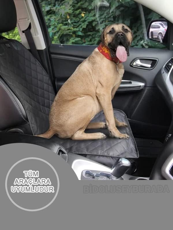 Alternative view of Kedi Köpek Araba Koltuğu Kılıfı Araba Oto Araç Koltuk Kılıfı Örtüsü Sıvı Su Geçirmez Evcil Hayvan Kedi Köpek Araba Koltuğu Kılıfı Ön Koltuk Örtü 1Adet (Siyah)