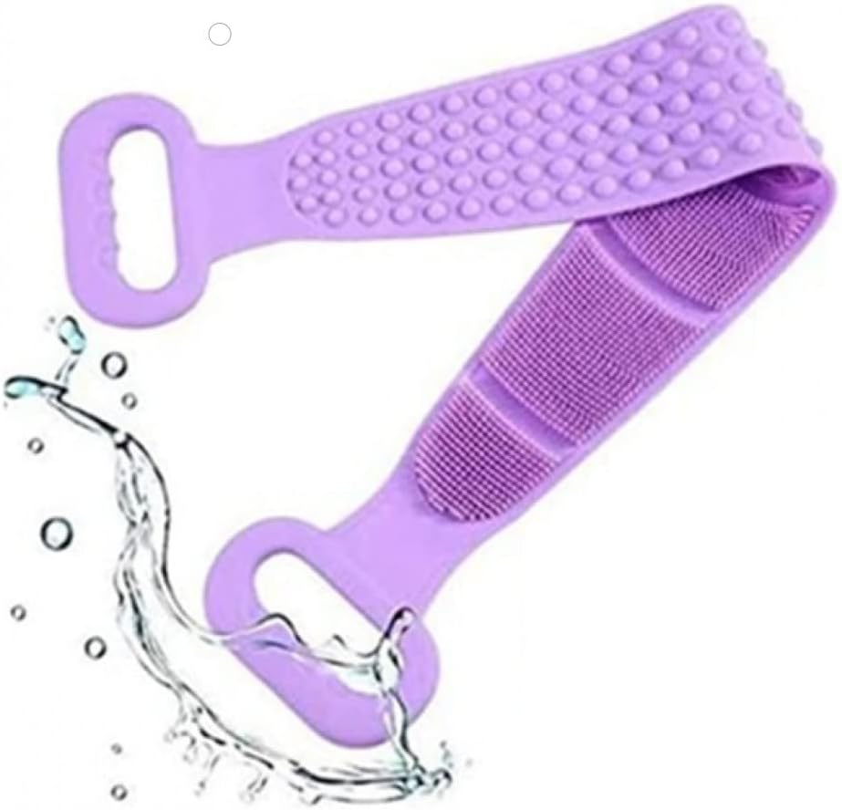 Alternative view of Banyo Sırt Kesesi Çift Taraflı Silikon Cilt Temizleme Fırçası 60 Cm
