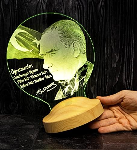 Atatürk Sözleri Hediye Led Lamba, Atatürk Görselli Hediyeler