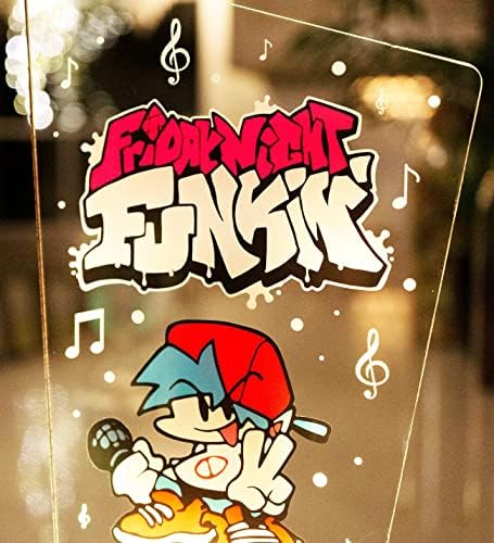 Alternative view of Night Funkin FNF Game Fanları için Özel Gece Lambası, İsimli Mükemmel Oyun Odası Hediyesı, Erkek Arkadaşa Doğum Günü Hediyesi, Kişiye Özel