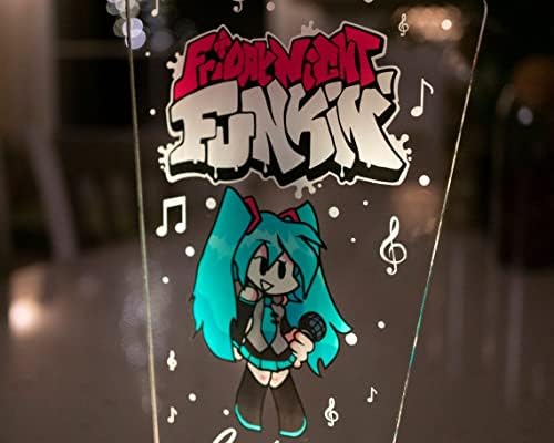 Night Funkin Oyunu Gece Lambası Girlfriend, En İyi Kişiselleştirilmiş Hediye, Oyun Odası Dekoru için Led Lamba