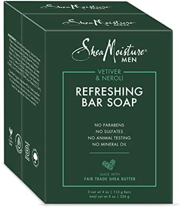 SHEA MOISTURE Men Vetiver ve Neroli Canlandırıcı Sabun 2x113GR