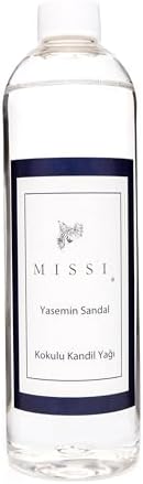 400 ml Yasemin Sandal Kokulu Kandil Yağı