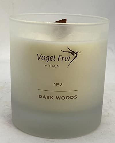 Alternative view of BÜYÜK AHŞAP FİTİLLİ WOODS VEGAN MUM