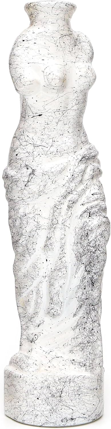 Alternative view of Büyük Mermer Desenli Vazo (33 cm)