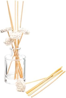 Alternative view of 15'li Çiçek Taşlı Doğal Bambu Kamış Seti