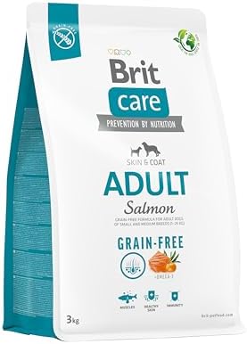 Alternative view of Brit Care Skin & Coat, Deri Ve Tüy Hassasiyeti Olan, Yetişkin Köpekler İçin, Tahılsız, Somon Balıklı Kuru Mama, 3 kg