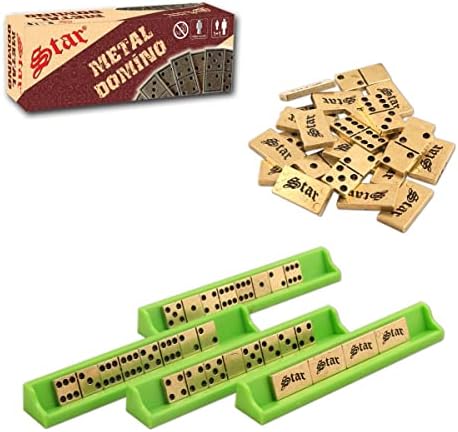 28 Taş Metal Domino Oyun Seti Akıl Zeka Oyunu