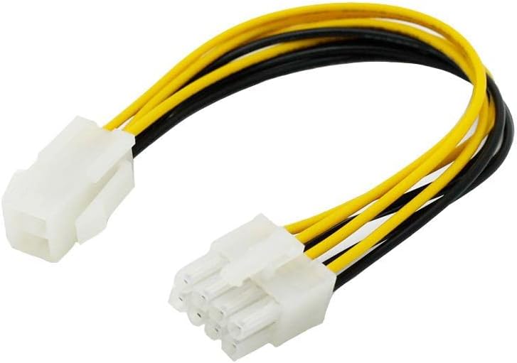 Plus PX-4261 4 Pin To 8 Pin PSU Güç Çevirici, Anakrt 4pini 8 pine Çevirici Kablo