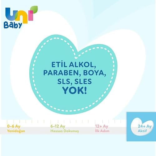 Alternative view of Uni Baby Aktif Sensitive Islak Mendil 3x52 156 Yaprak