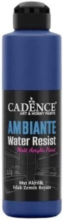 AMBIENTE ISLAK ZEMİN BOYASI AW-09 GECE MAVİ 250ML + KATALİZÖR 10GR