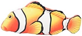 Alternative view of Tineke Peluş Kedi Oyuncağı Balık Kedi Nanesi Otlu Çıngıraklı 1 Adet Palyaço Açık