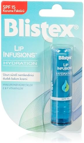 Blistex Lip Infusions Hydration Uzun Süreli Nemlendirici Dudak Bakım Kremi SPF 15 x2