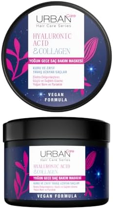 Alternative view of Hyaluronik Asit & Kolajen Kuru ve Cansız Saçlara Özel Yoğun Gece Saç Bakım Maskesi 230 ml-vegan
