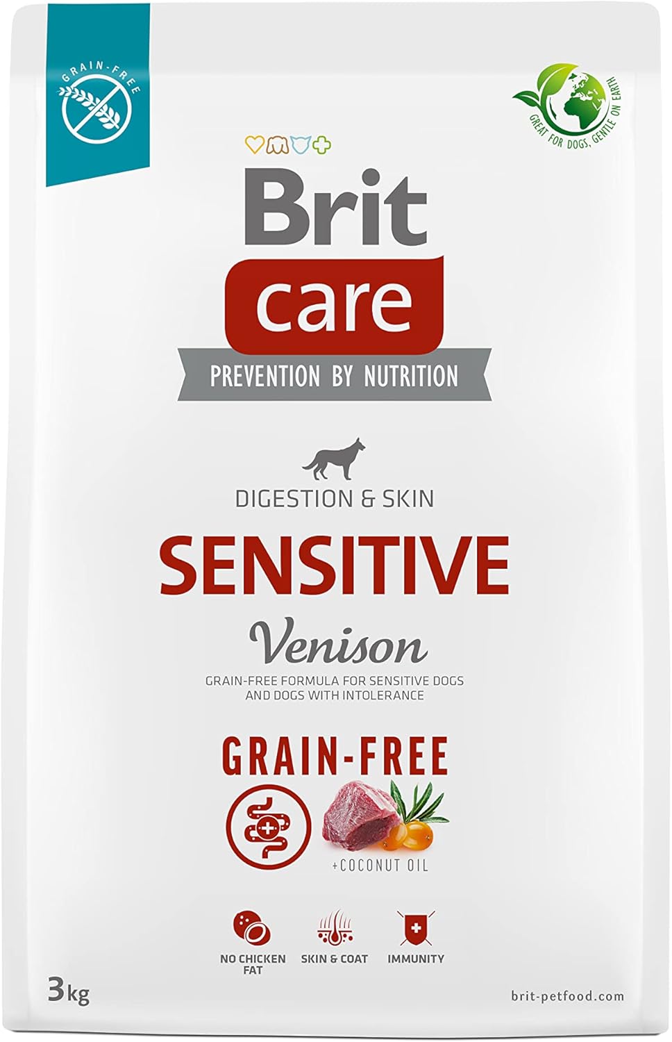 Alternative view of Brit Care Grainfree Köpek Kuru Maması, Tahılsız Hassas, 3 kg