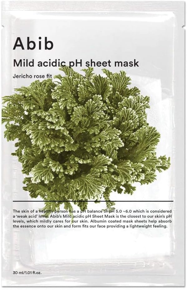 Abib Mild Acidic pH Sheet Mask Jericho Rose Fit - Canlandırıcı & Nemlendirici Maske