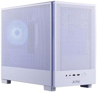 Alternative view of XPG Valor Mesh ARGB USB 3.2 Beyaz Micro-ATX Mid-Tower Gaming (Oyuncu) Kasa (VALORMESHNANOMAA-WHCWW)